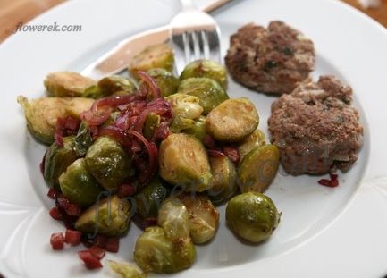 brukselka w sosie balsamicznym brukselka w sosie balsamicznym