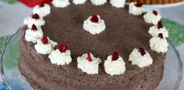 tort smietankowo-czekoladowy