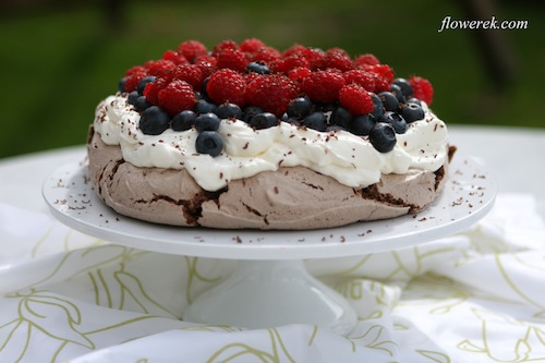 Czekoladowa Pavlova wg Nigelli