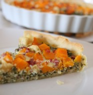 Tarta z dynią i jarmużem